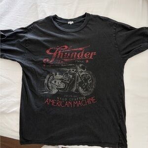 Garage Black oversized Graphic T-Shirt